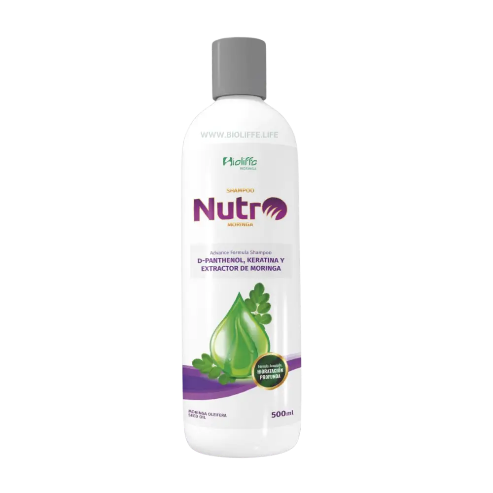 Shampoo con Moringa Nutro de Bioliffe